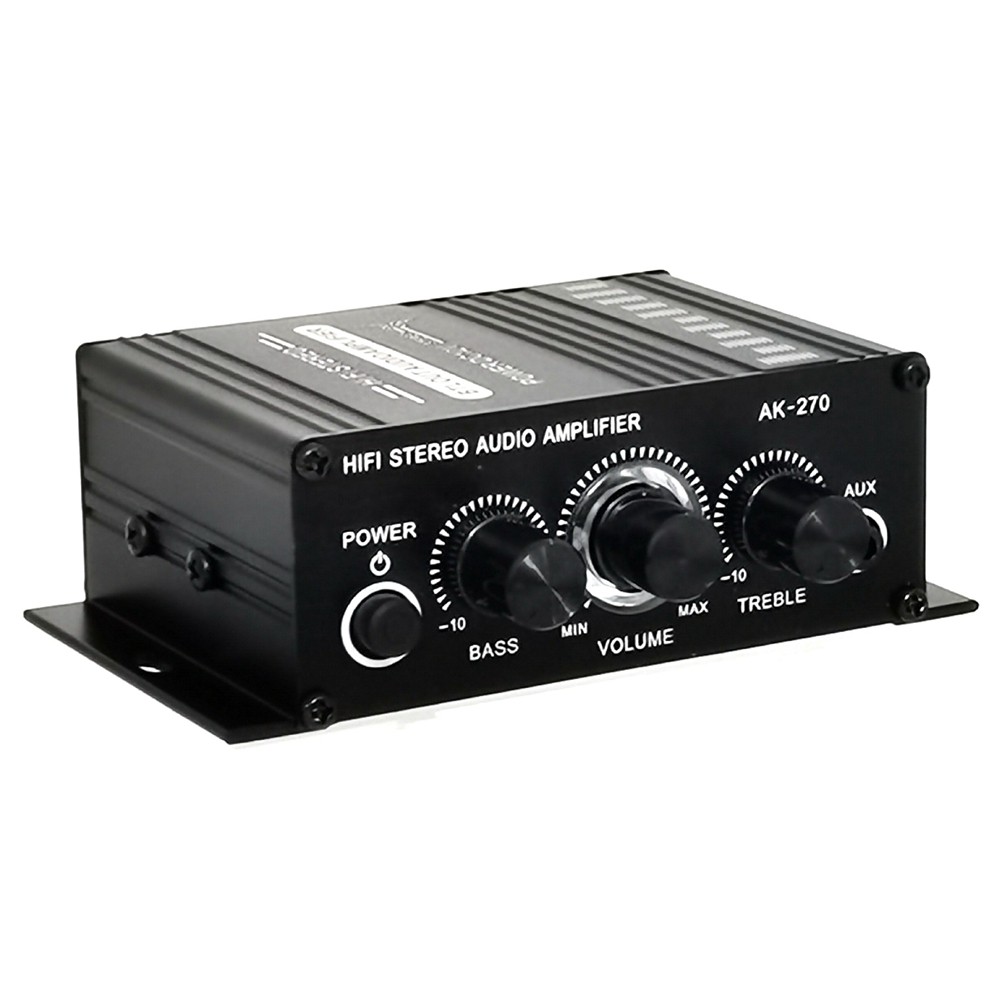 -270 AK270 12V  HIFI  Amplifier Audio Home Car Theater Amplifier 28649