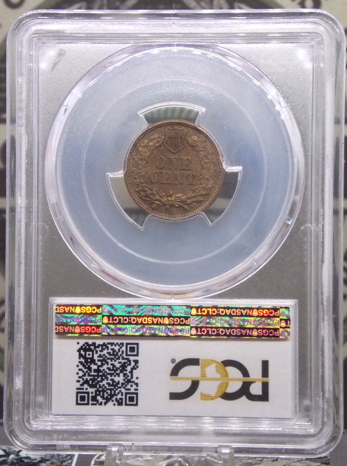 1863 Indian Head Cent Penny 1c PCGS MS62 #497 Unc Uncirculated ECC&C, Inc.