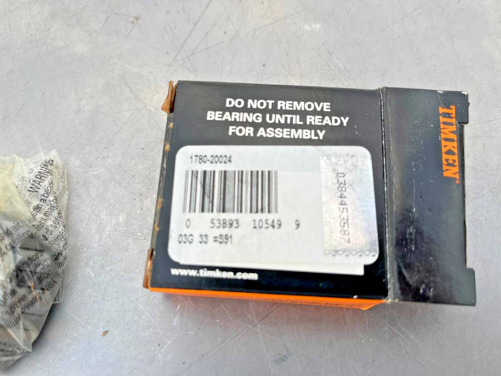 1780 Genuine TIMKEN BEARING CONE