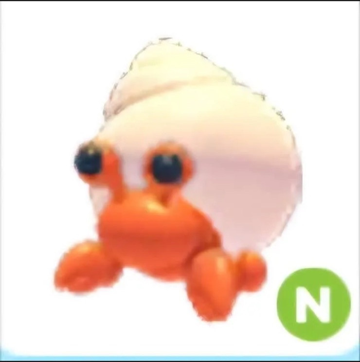 Adopt A Pet from Me - Neon Hermit Crab - Fast Delivery