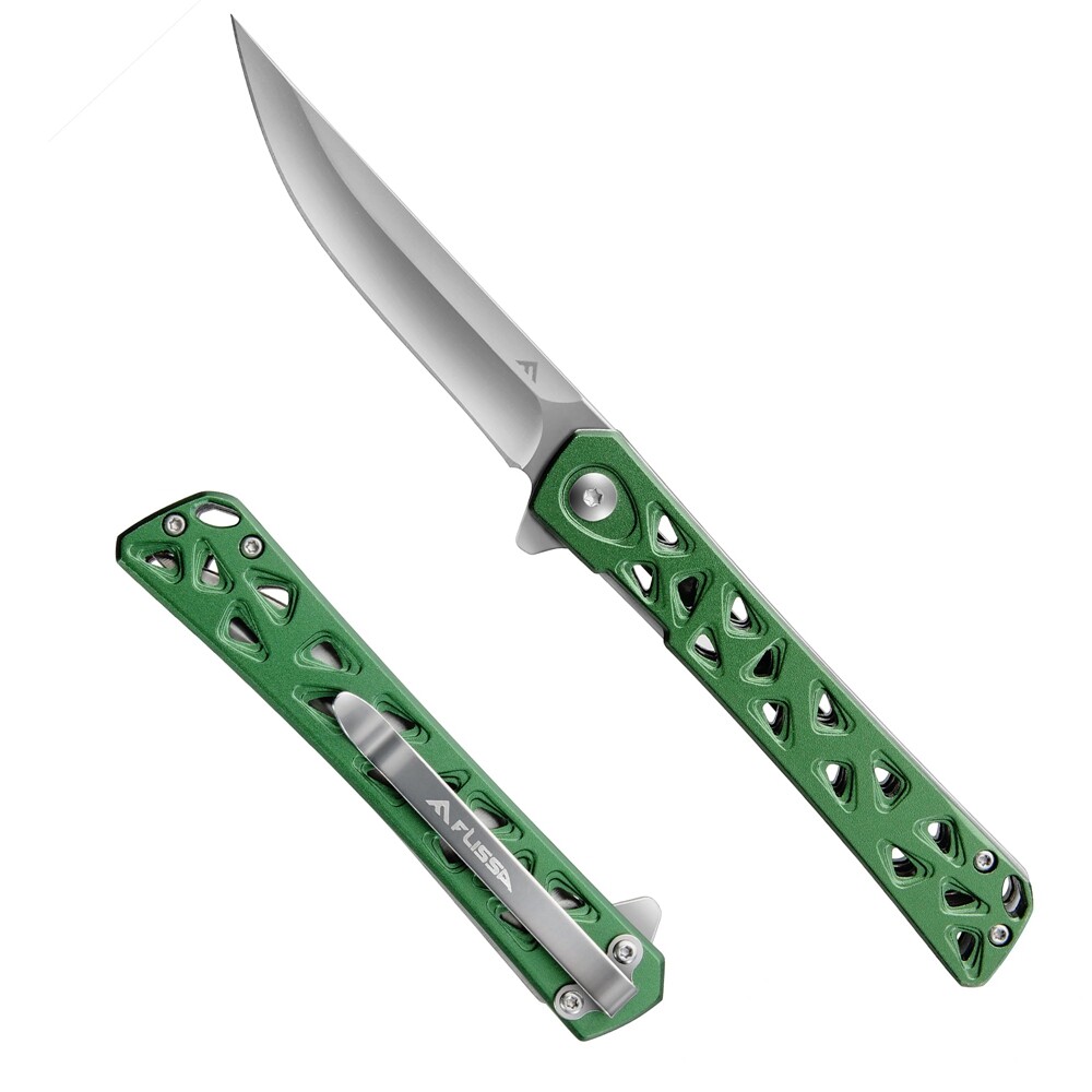4.5" Tactical Folding Knife Pocket Knife Folding Pocket Hollow-out Handle