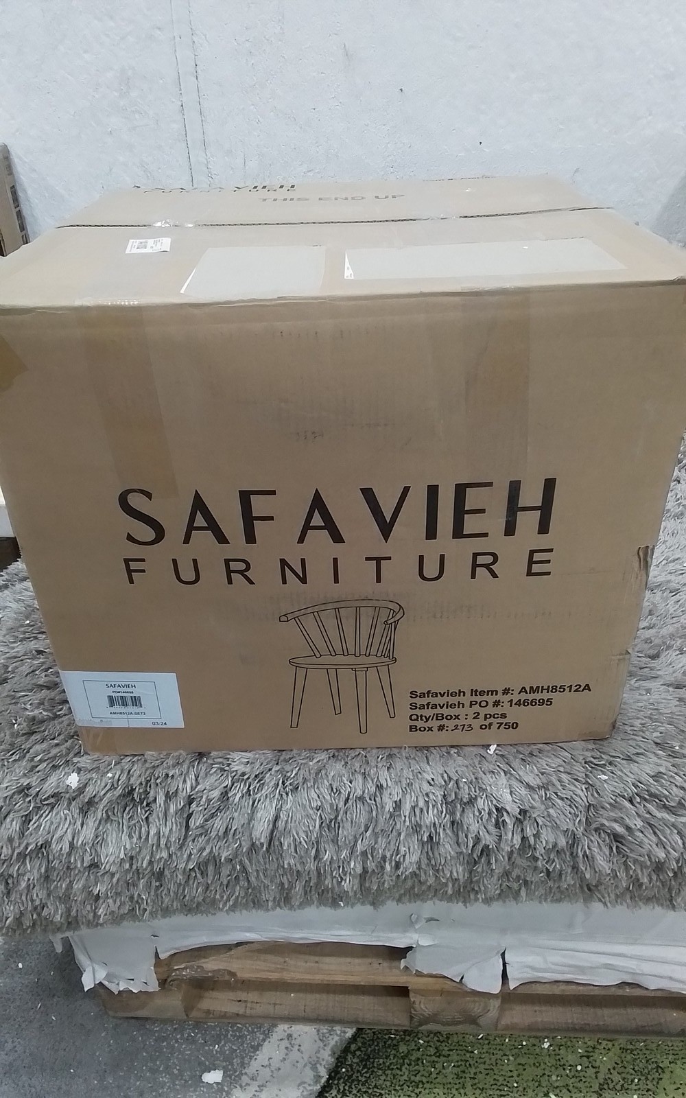 Safavieh BLANCHARD SIDE CHAIR, Reduced Price 2172772591 AMH8512A