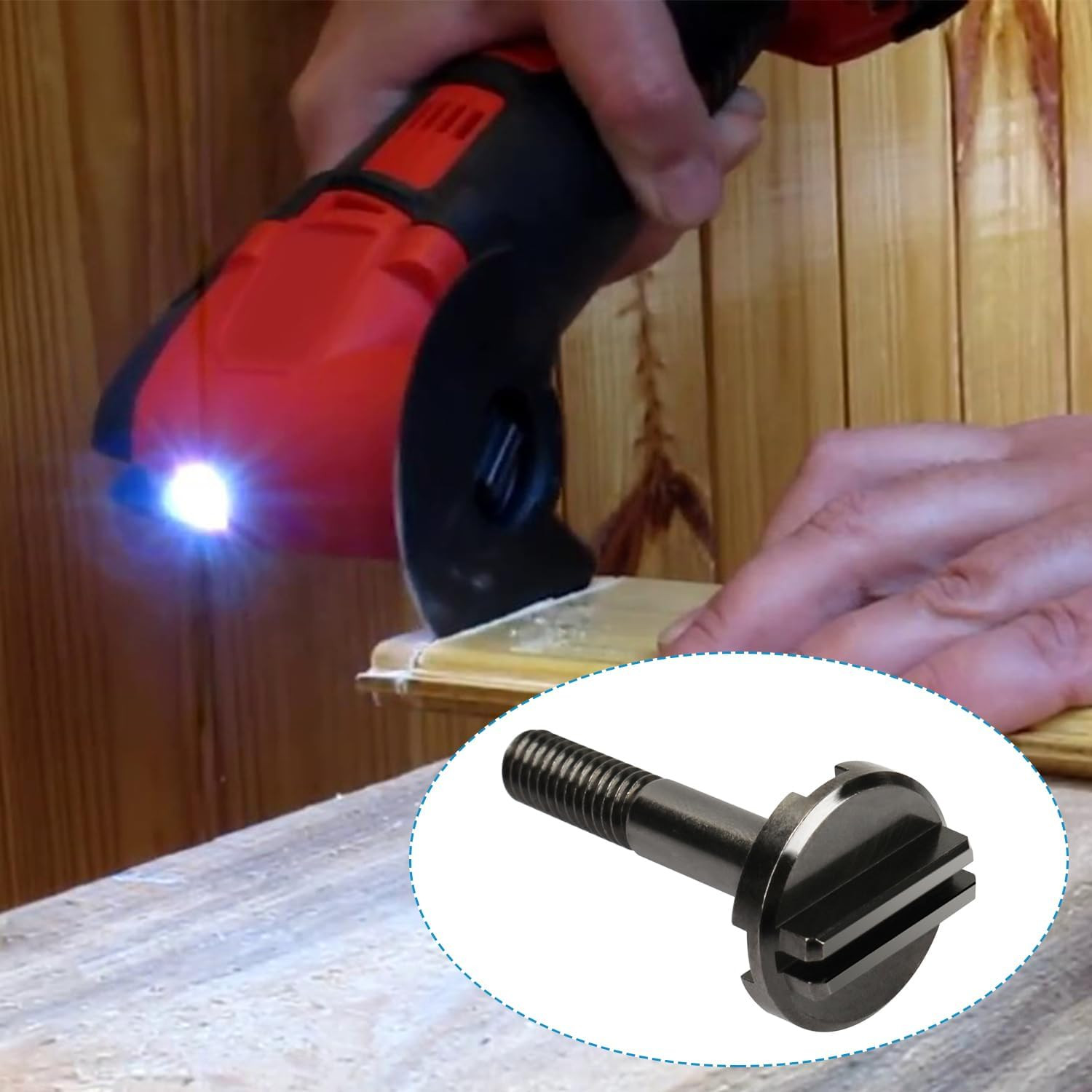 Blade Backing Pad Screw for Milwaukee 2626-20 M18 Multi-Tool