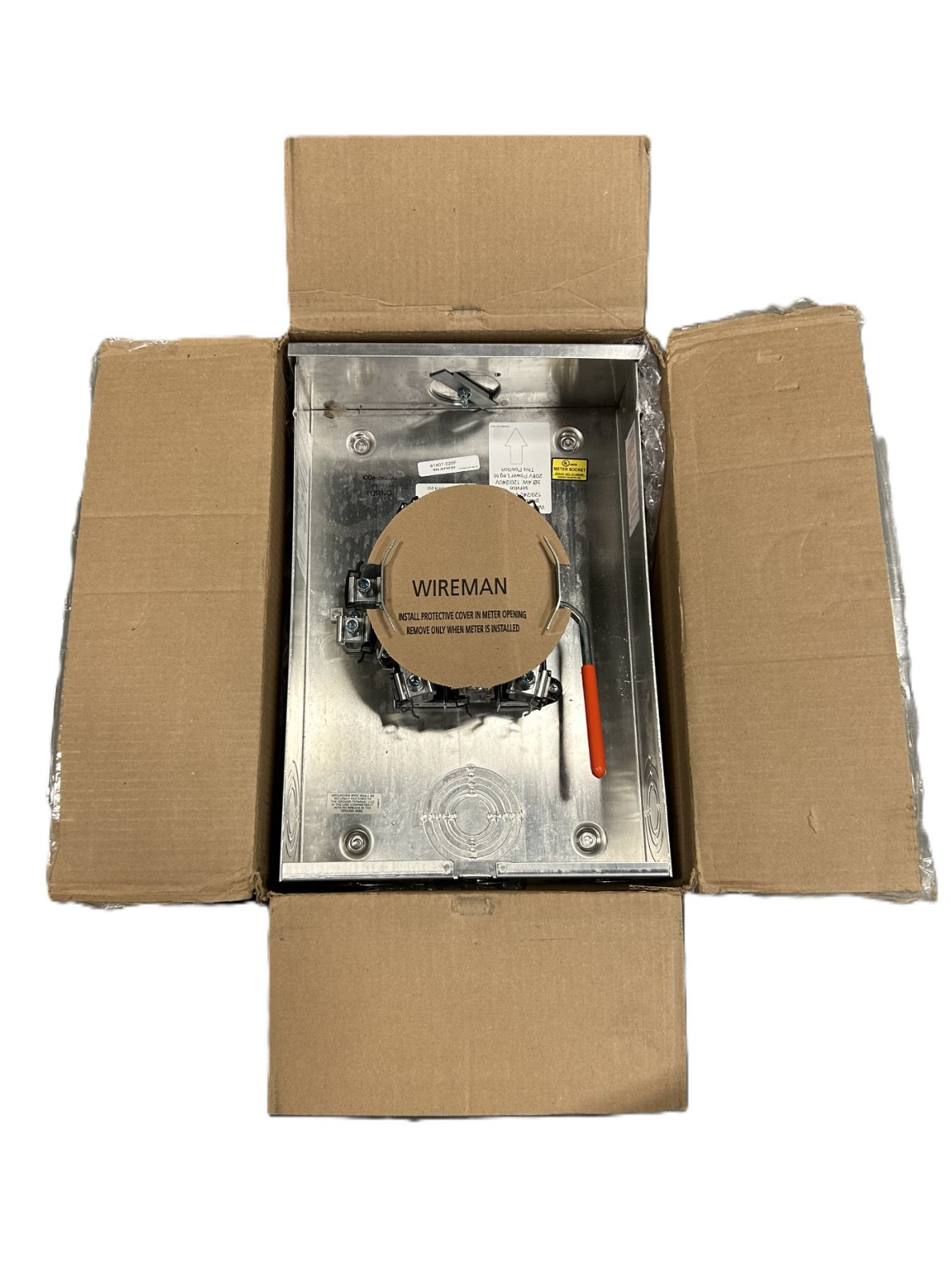 Talon 41407-025F Ringless Type Meter Socket 200A 3-Phase 600VAC