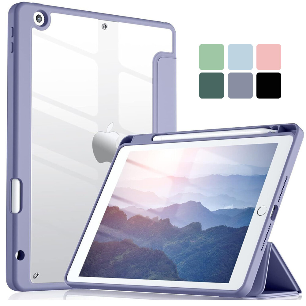 Case For iPad A16 /10th 9th 8th 7th 6th 5th Gen Air 4 5 Cover W/Pencil Holder