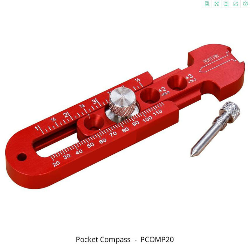 Woodworking Drawing Compass Circular Drawing Tool Adjustable Measurement Tool