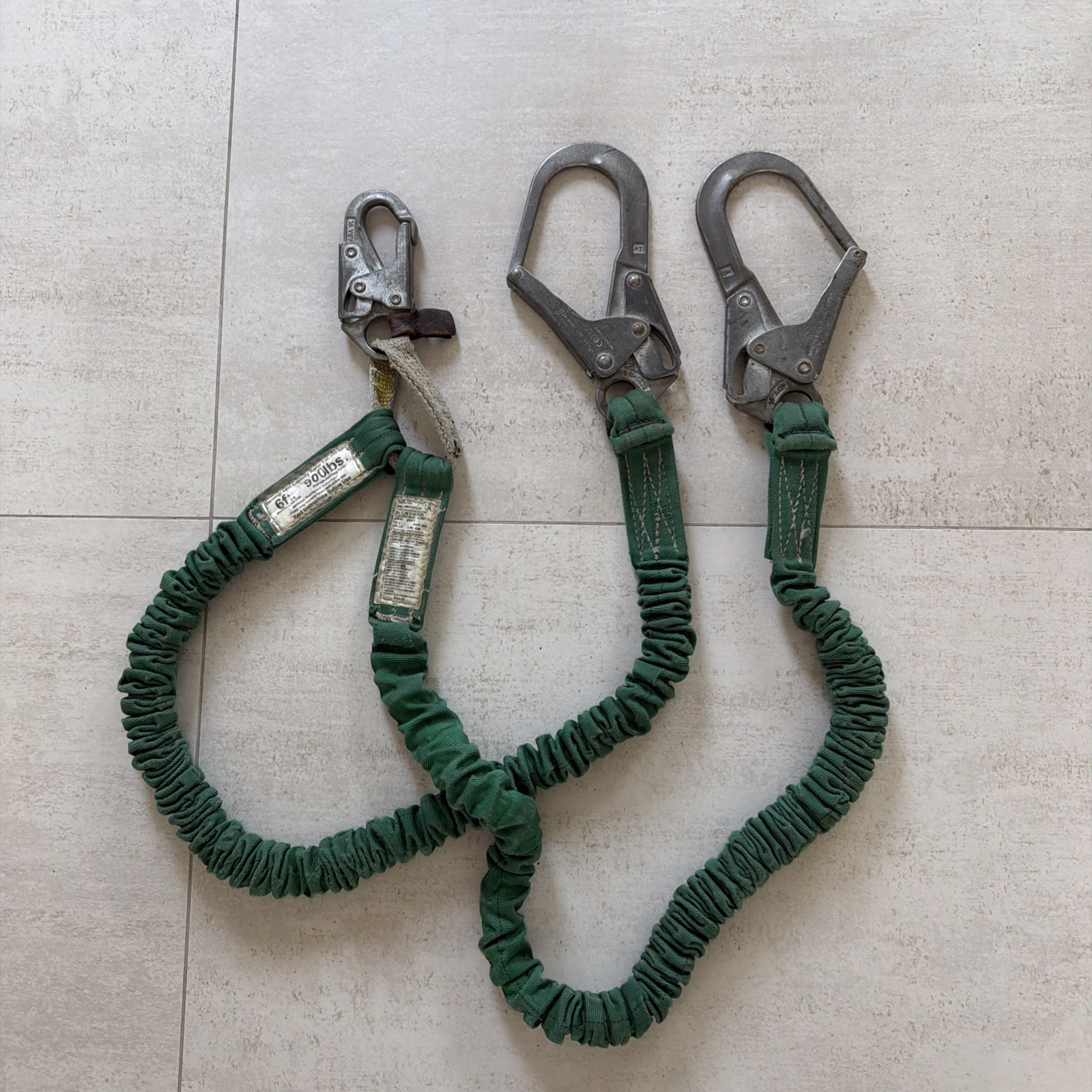 BUCKYARD 6' SHOCK ABSORBER LANYARD 2 SNAPS 350LBS MAX