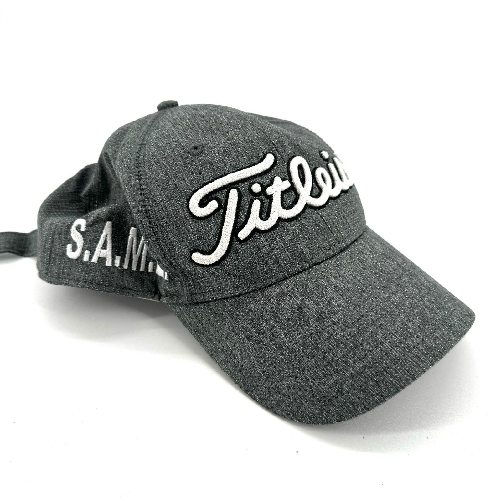 Titleist Golf Hat Men's Gray Adjustable Embroidered Athletic Classic Cap