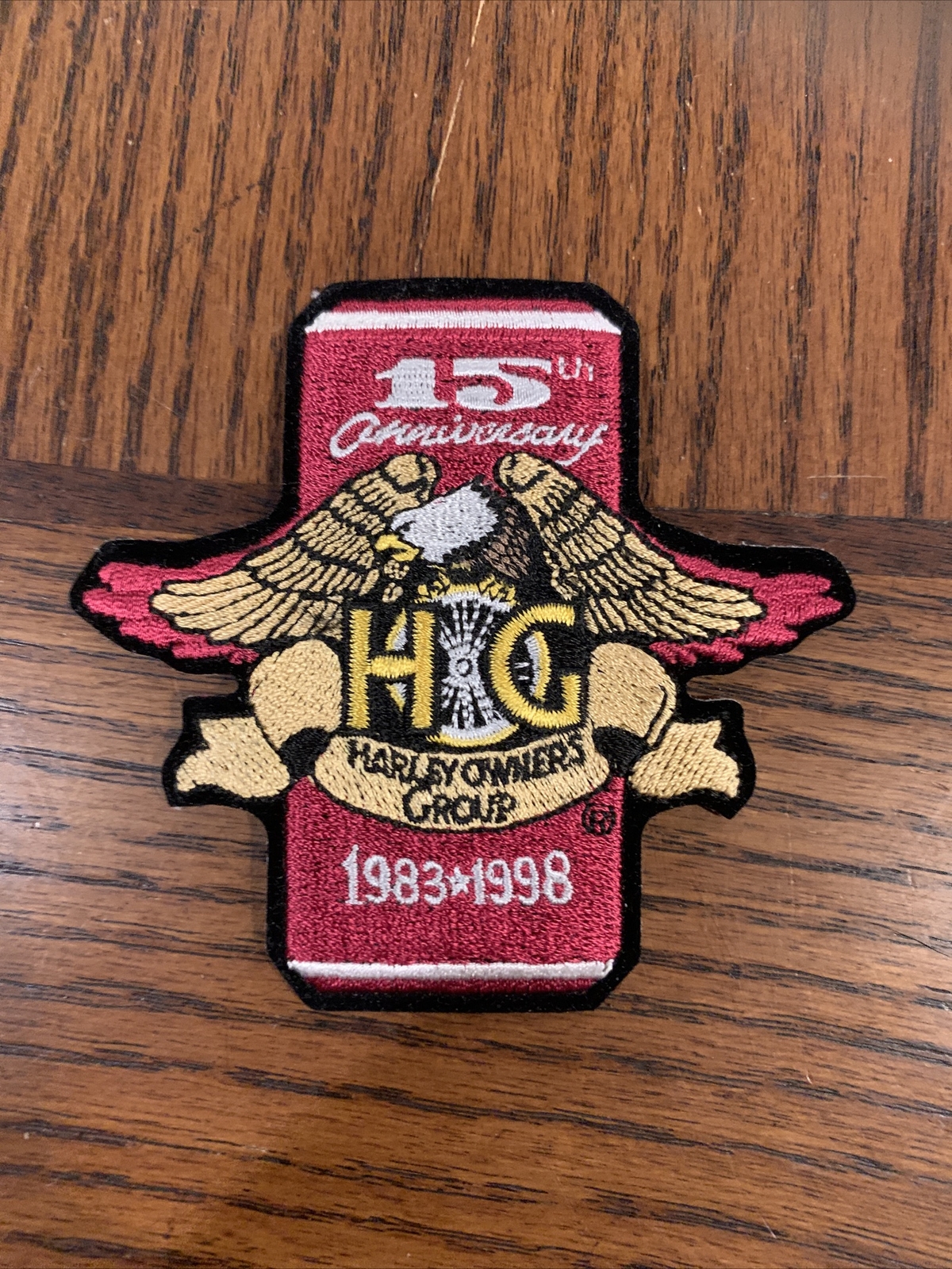 HARLEY DAVIDSON HOG 1998 PATCH HARLEY OWNERS GROUP L@@K!!!!!!