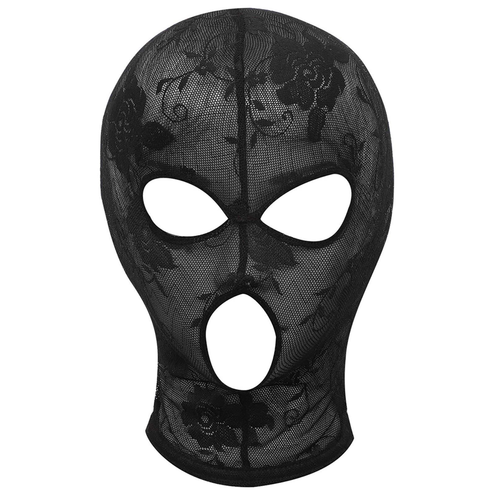 Womens Mask Sexy Face Hood 1Pcs Headpiece Mesh Headwear Comfortable Clubwear