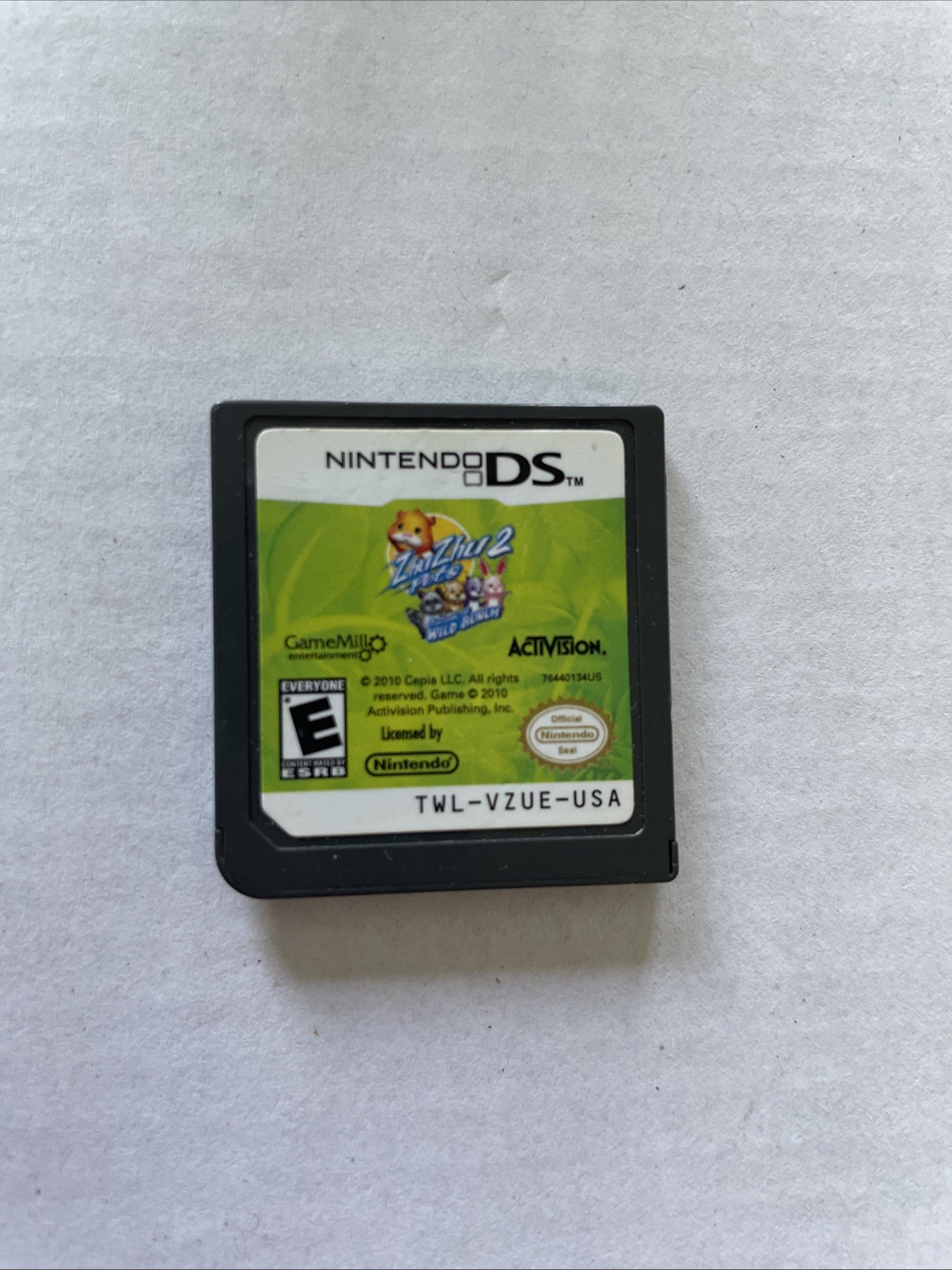Zhu Zhu Pets 2: Featuring the Wild Bunch (Nintendo DS, 2010) Loose- Tested
