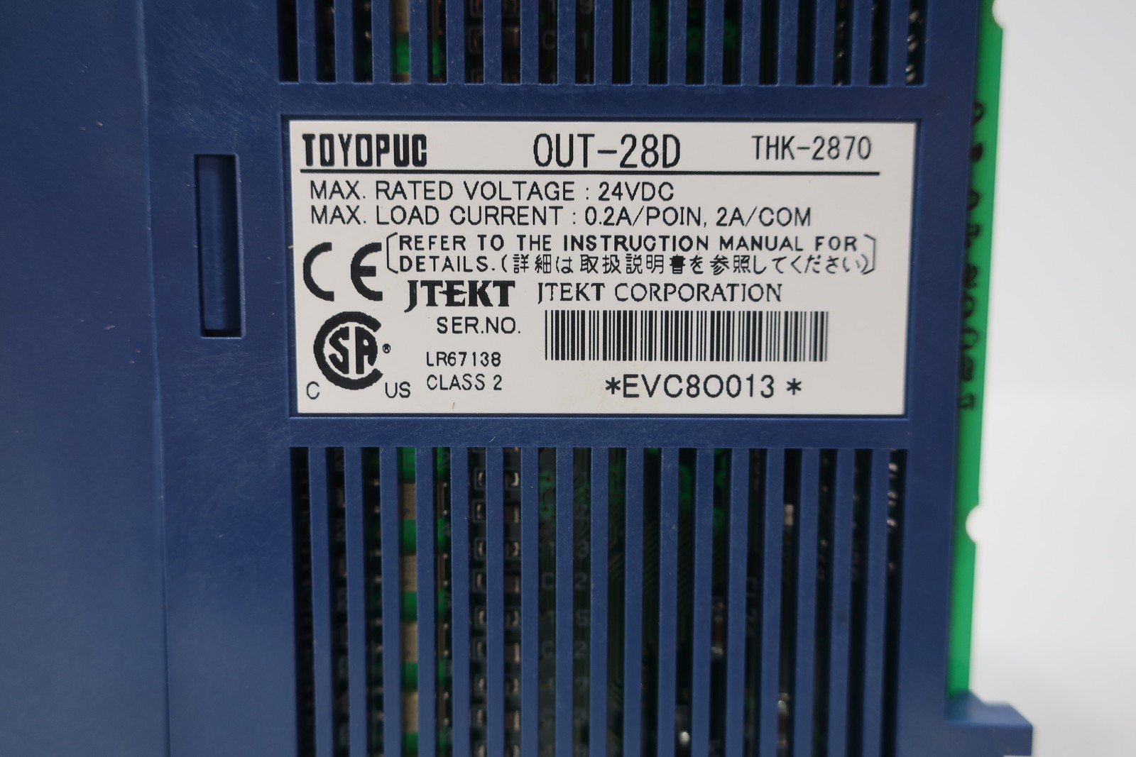 Toyopuc OUT-28D THK-2870 Plc Module