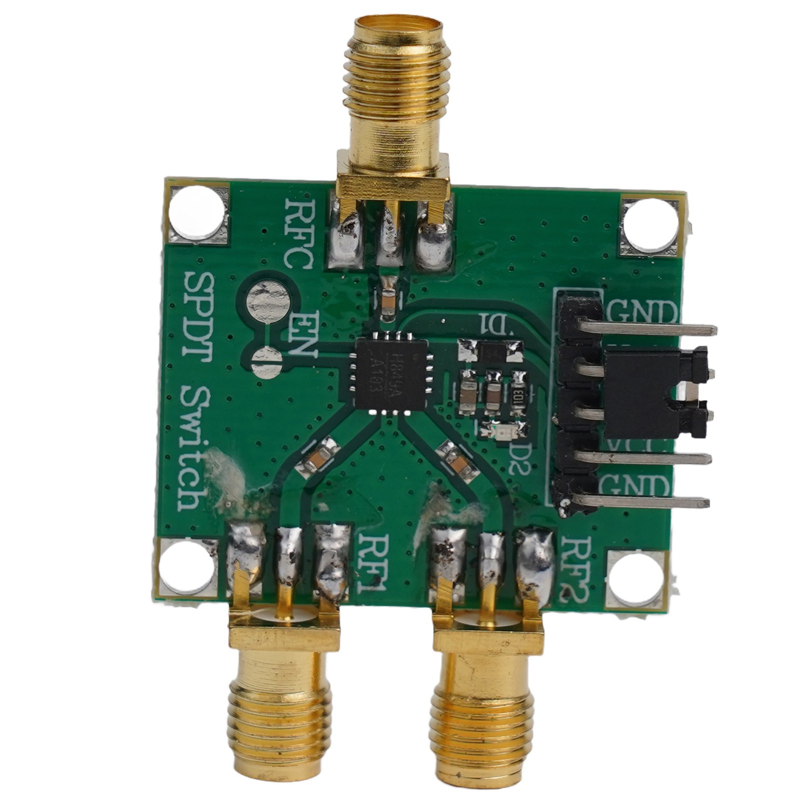 Non Reflective HMC849 RF Switch Module Board with Single Positive Control