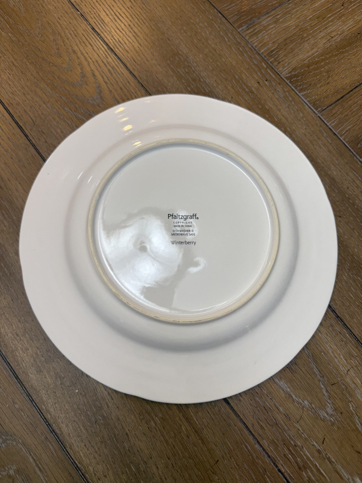 4 Pfaltzgraff Winterberry Dinner Plates