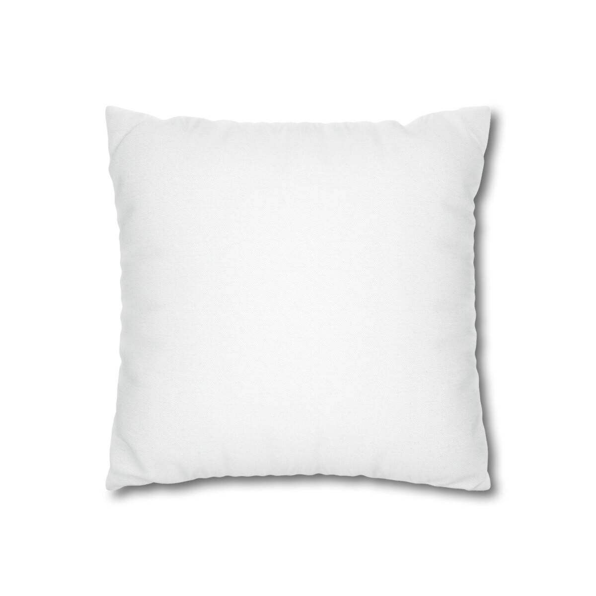 Excavator Spun Polyester Square Pillow Case