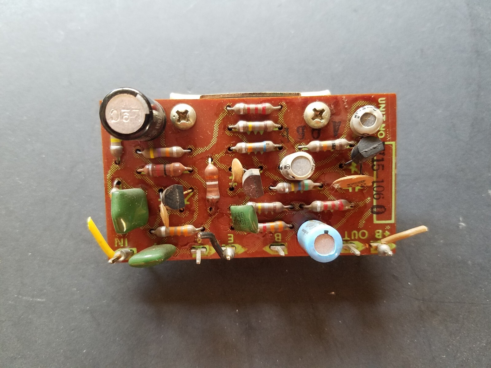 Mic Amp Board For a Pioneer SX-1500TD Receiver -  W15-106