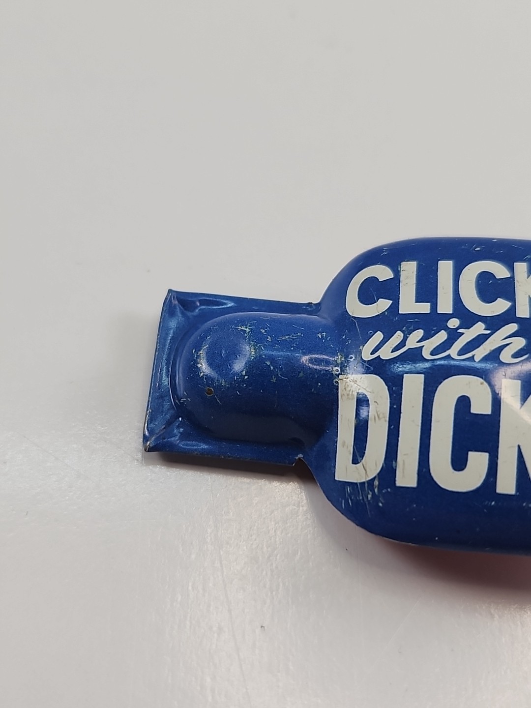 CLICK with DICK clicker 2 1/4” Campaign Memorabilia