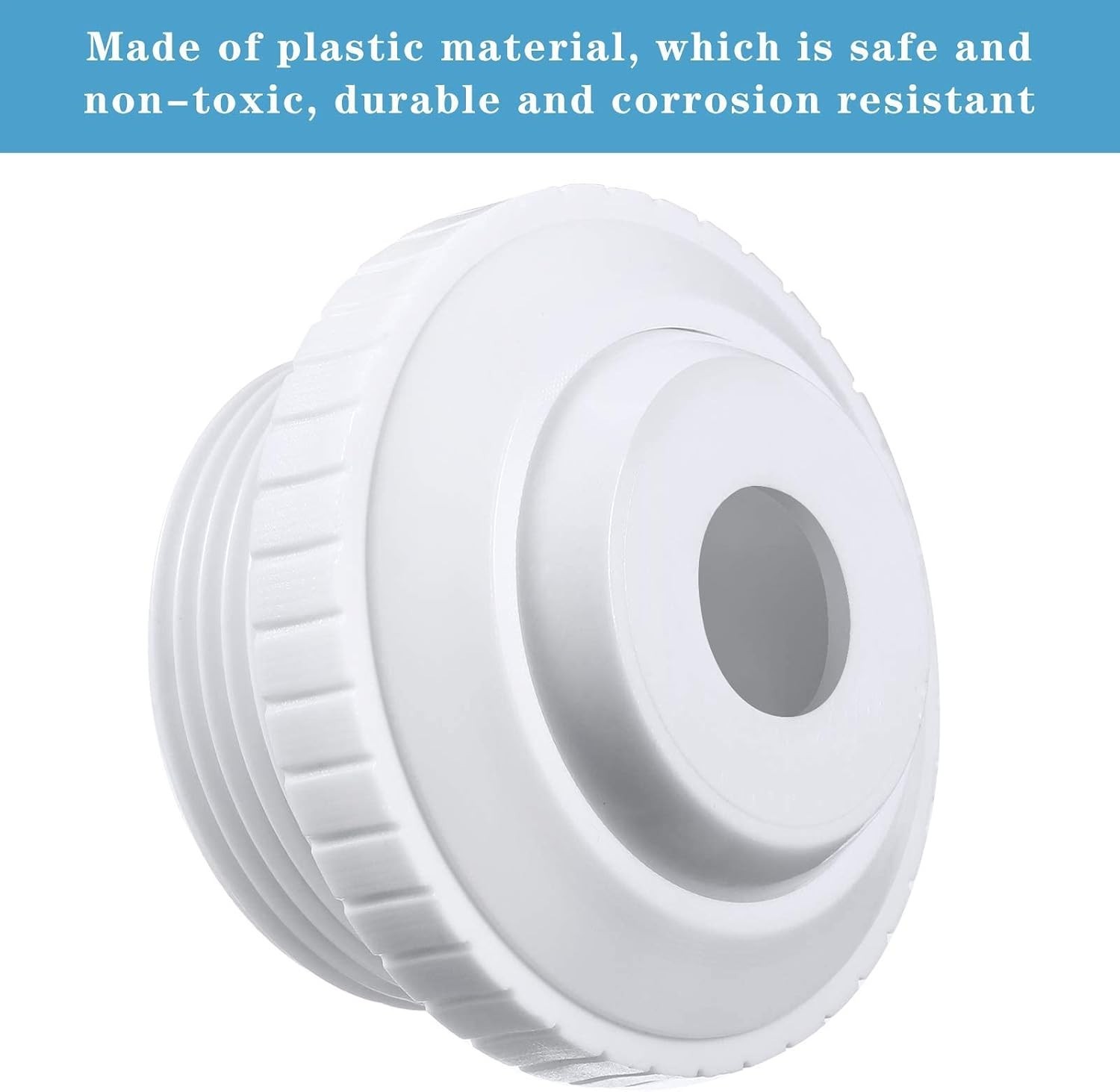 Efficient 1/2 Inch Pool Nozzle with Adjustable Flow - Ideal for Circulation