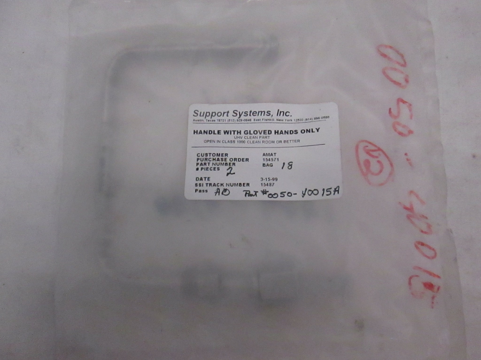 AMAT, LINE, SLOW PUMP, DLL, 0050-40015, New