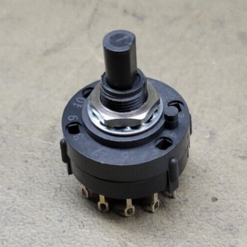 Qty 1, A20505RNCQK, SWITCH, ROTARY, DP, 5 POS, 2.5A@125VAC, .35A@125VDC, PCB MNT