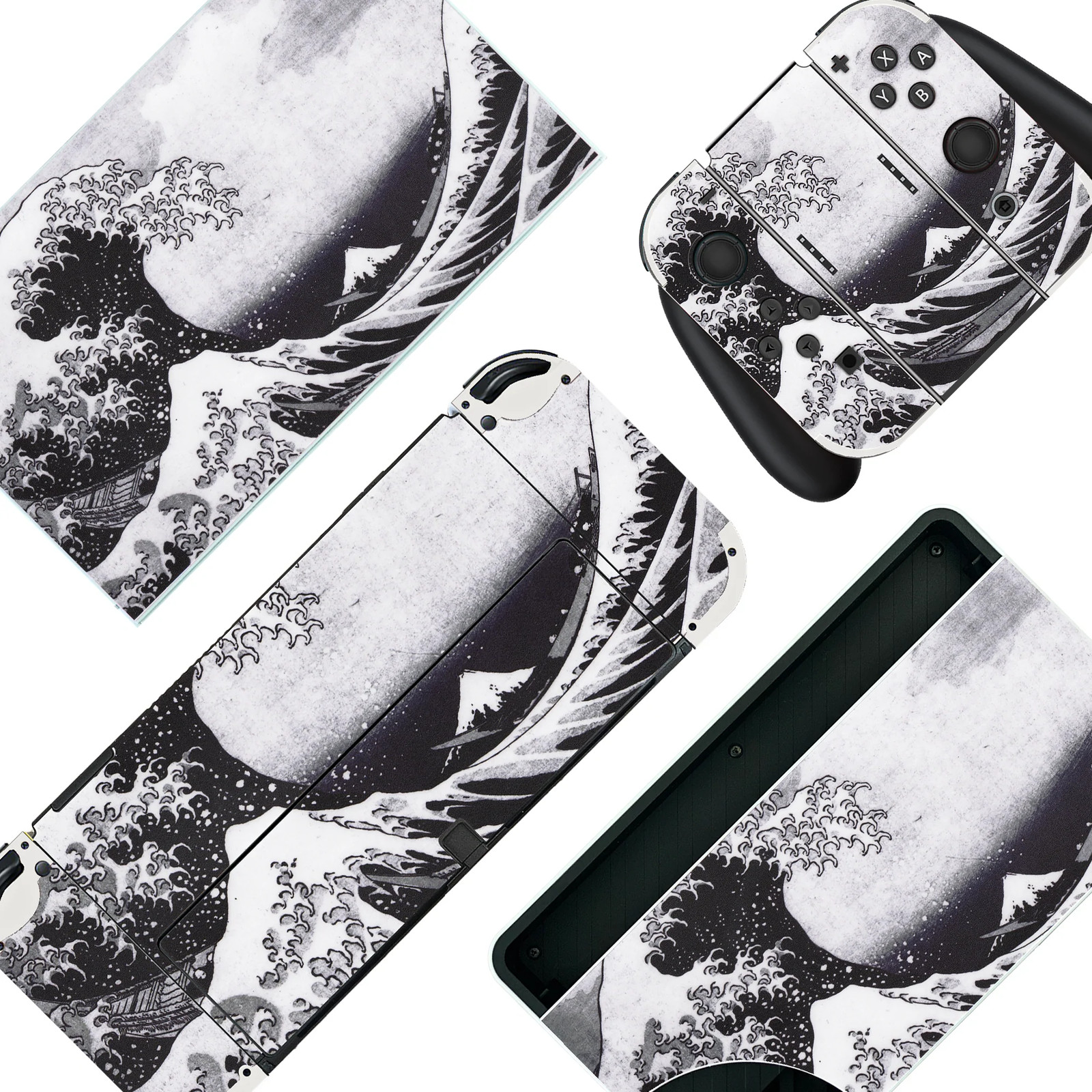 Wave Skin - Japanese Nintendo Switch Lite OLED Switch 2 Wrap