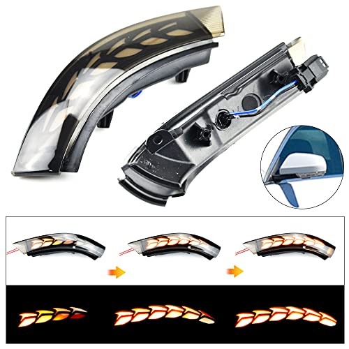 LED Dynamic Turn Signal Light Indicator Sequential Blinker Lamp Yellow