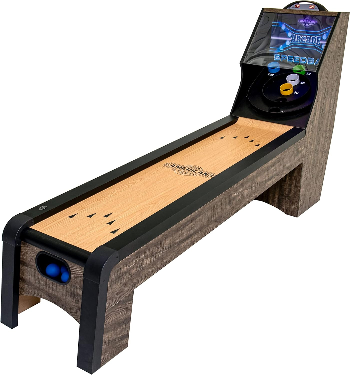 9’ Arcade Speedball Game - Engineered Wood Construction - Realistic Game Play -