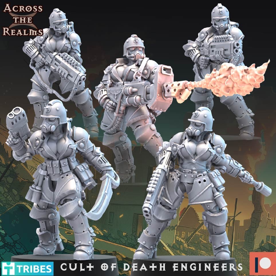 Across the Realms 28mm Cult of Death Engineers