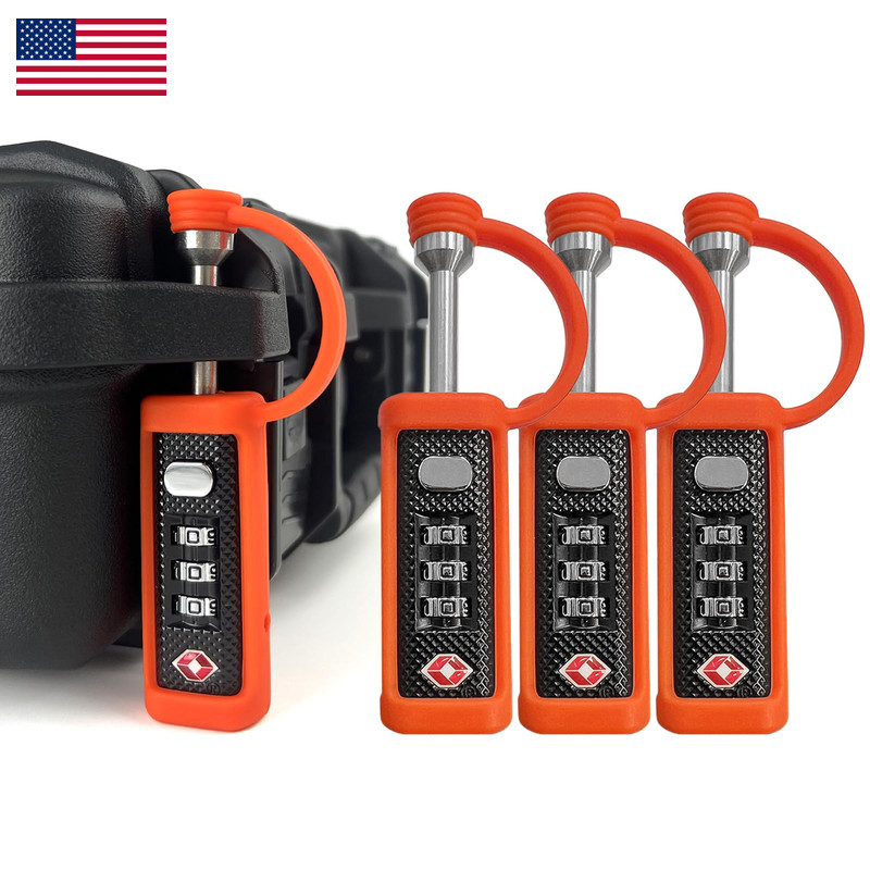 Lafenlin 4-Pack Tsa-Approved Gun Case Locks For Secure Firearm Transport
