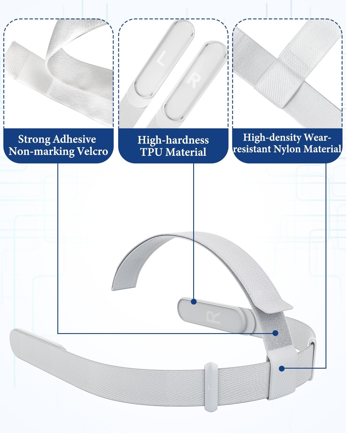 Replacement Head Strap for Meta Quest 2 Headset, Original Oculus Quest 2 Comfort