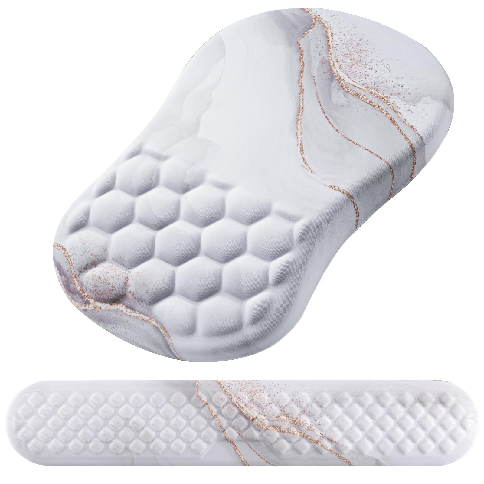 Ergonomic Mouse Pad & Keyboard Wrist Rest Set, Memory Foam | Memory Foam Wris...