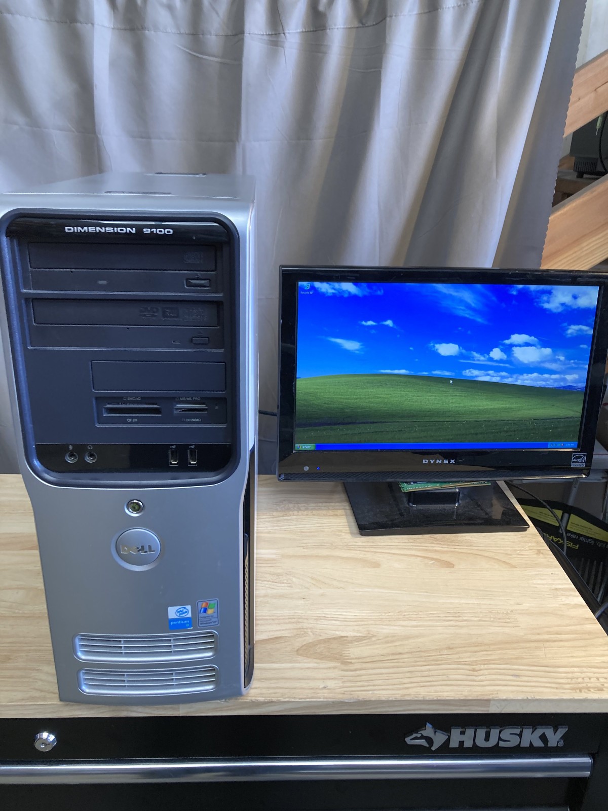 Dell Dimension 9100 PC Pentium 4 3.00GHz 1.25GB RAM Windows XP Pro Retro Gaming