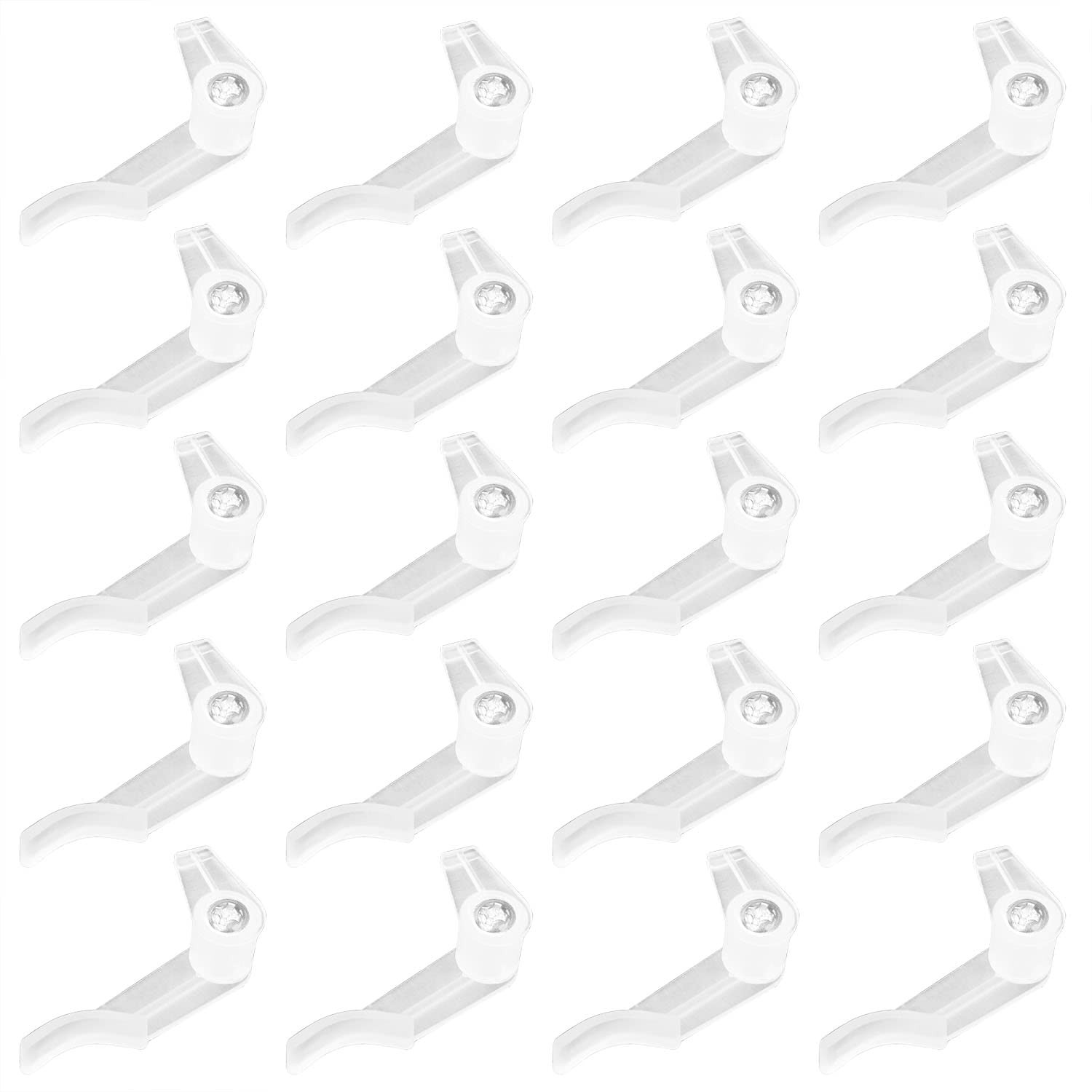 20 Sets/Pack Plastic Ceiling Light Fixed Clips Light Mounting Brackets Holder...