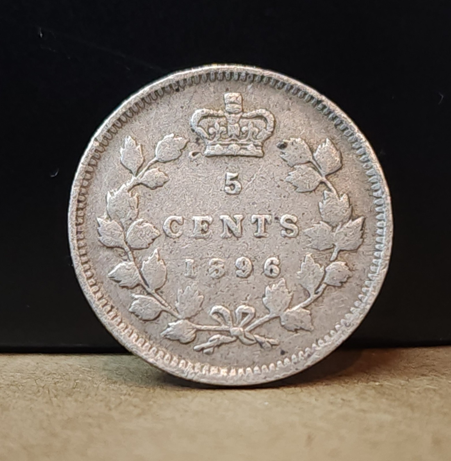1896 Canada Silver 5 Cents