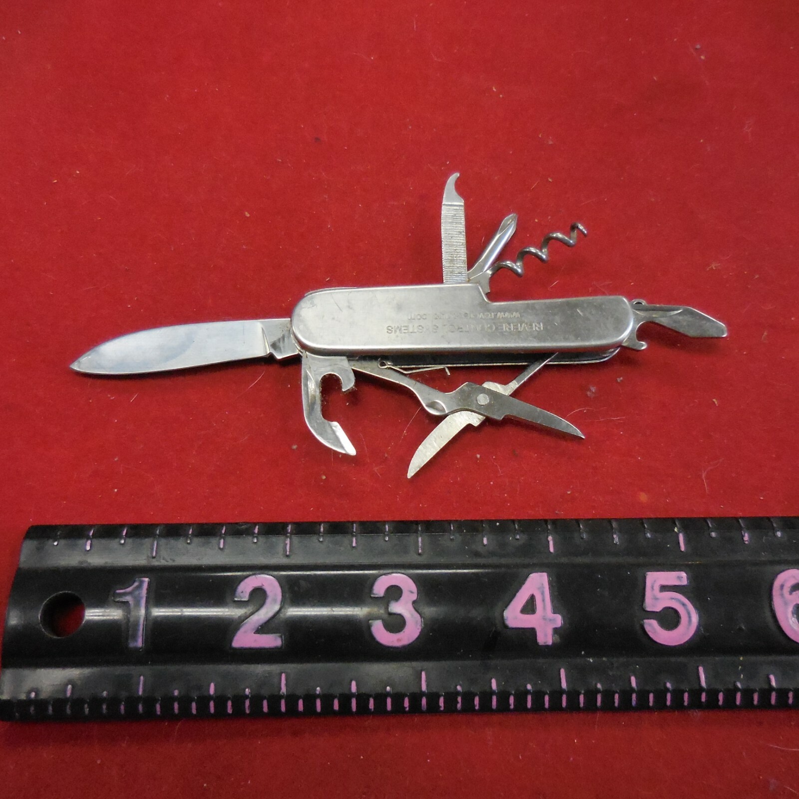 Multi-Function Features Stainless Steel Pocket/Tool Knife REVERE CONTROL SYSTEMS