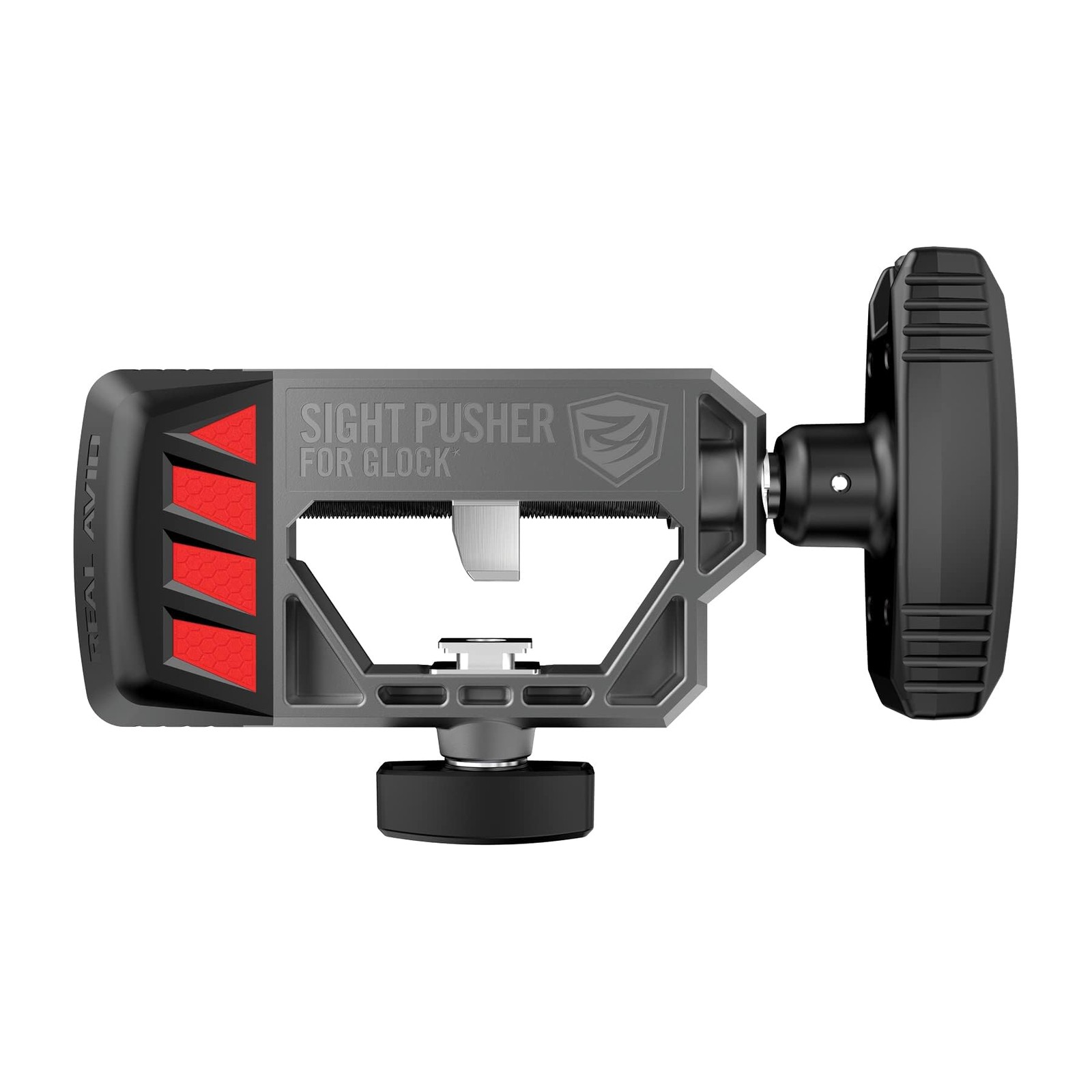 Real Avid Universal Glock Sight Pusher Tool, Front & Rear Dovetail Adjustment