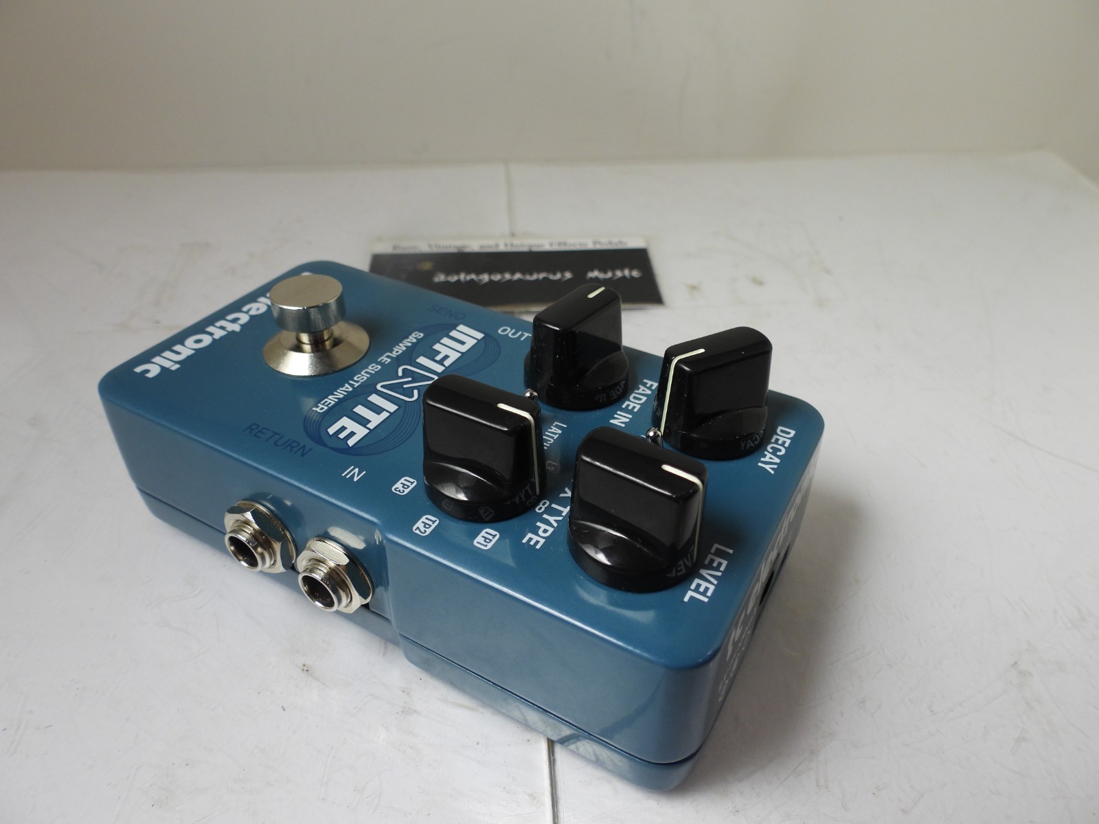 TC Electronics Infinite Sample Sustainer Effects Pedal Full Size Free USA Ship
