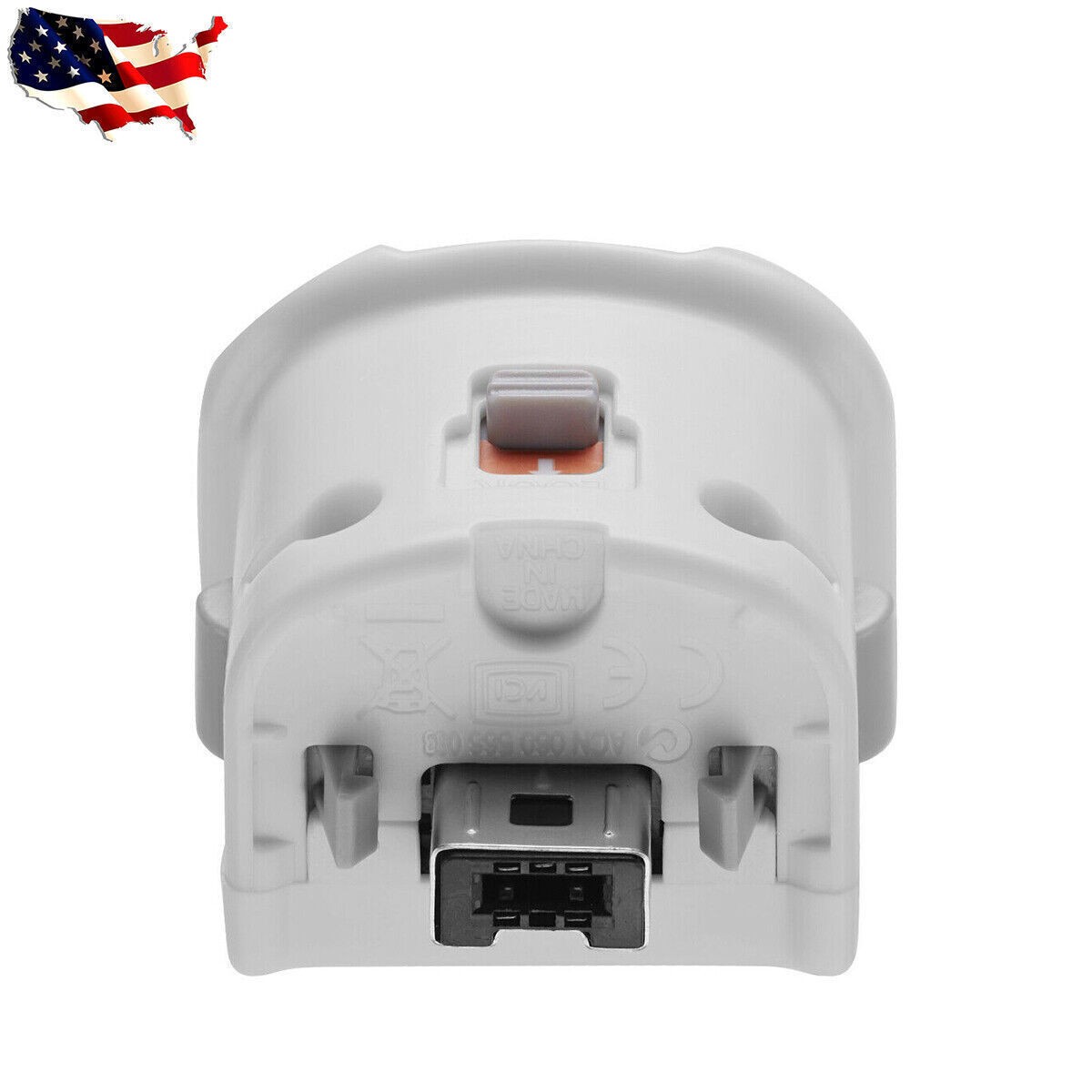 2 PACK Motion Plus Adapter Sensor Attachment for Nintendo Wii Remote Controlle