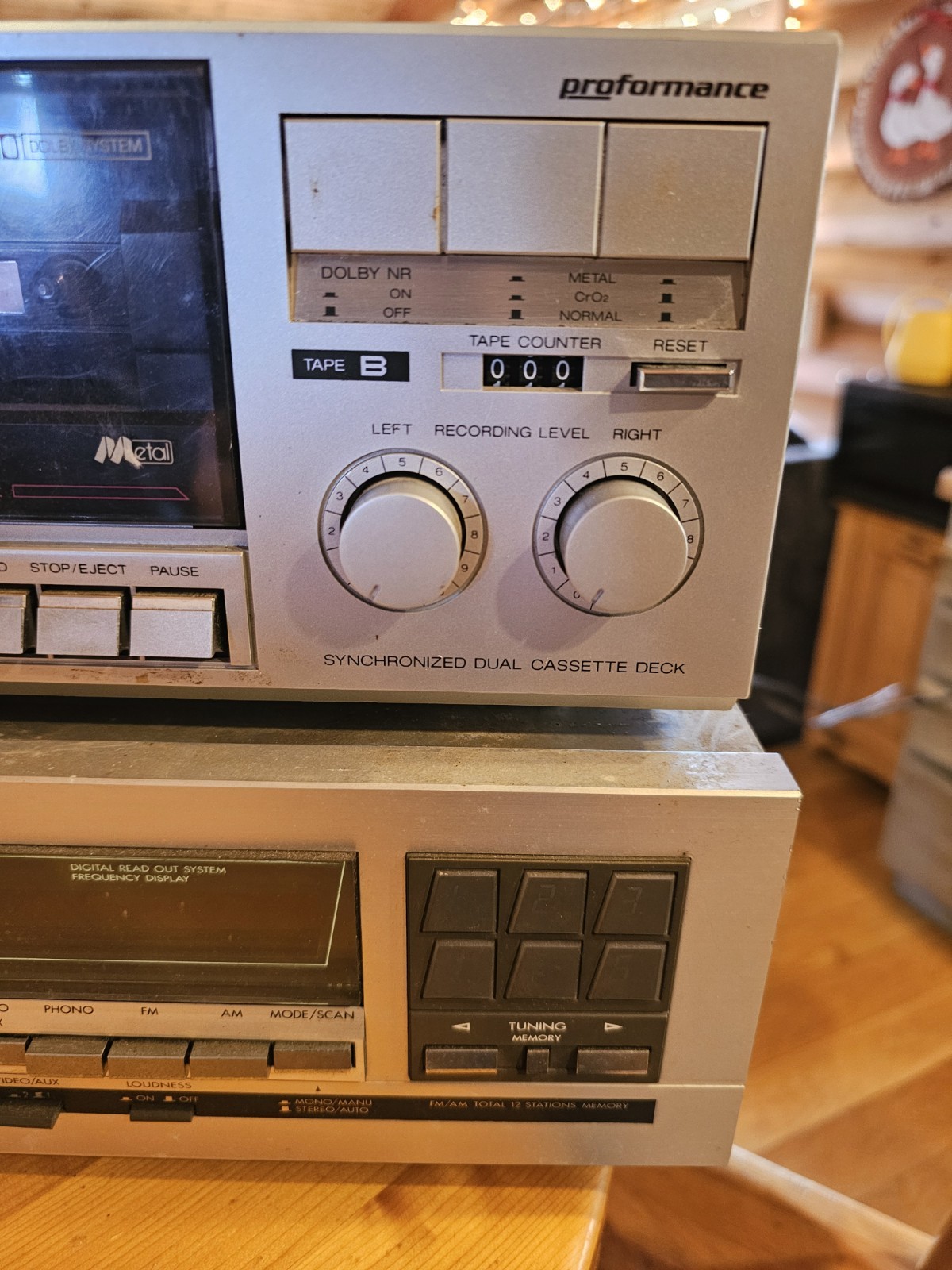 Vintage JVC RX44 Super-A Synthesizer Proformance Cassettedeck Working