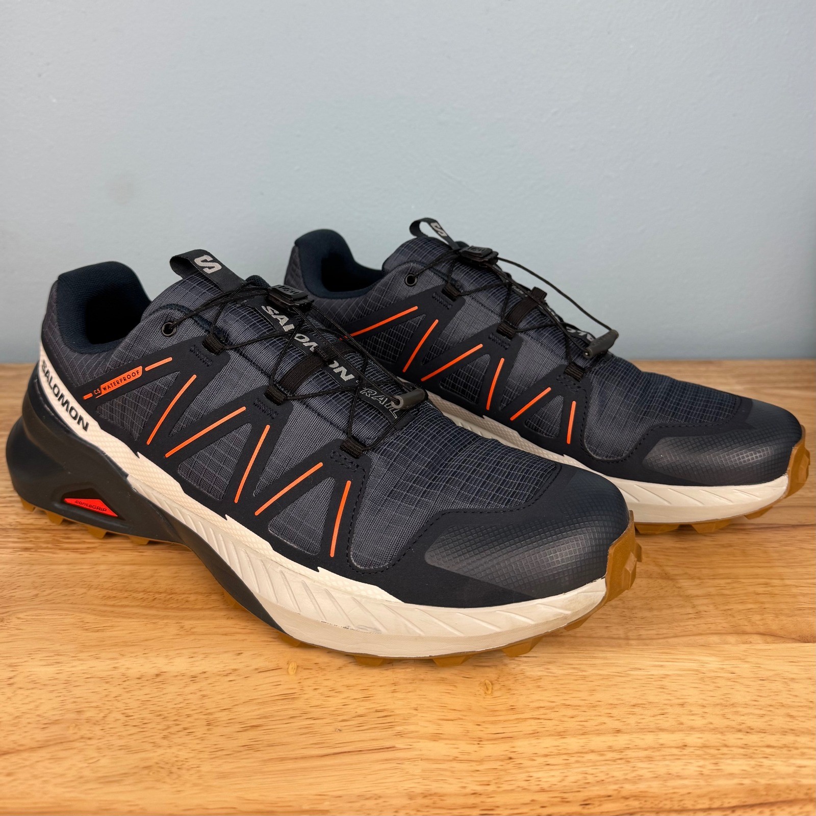 Salomon Speedcross Peak Climasalomon Trail Running Shoes Mens 11.5 Navy Blue