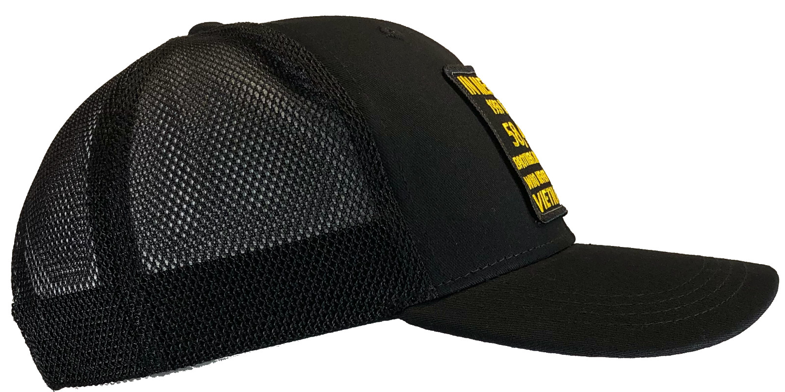 Vietnam Memorial Hat Black Ball Cap "IN MEMORY"