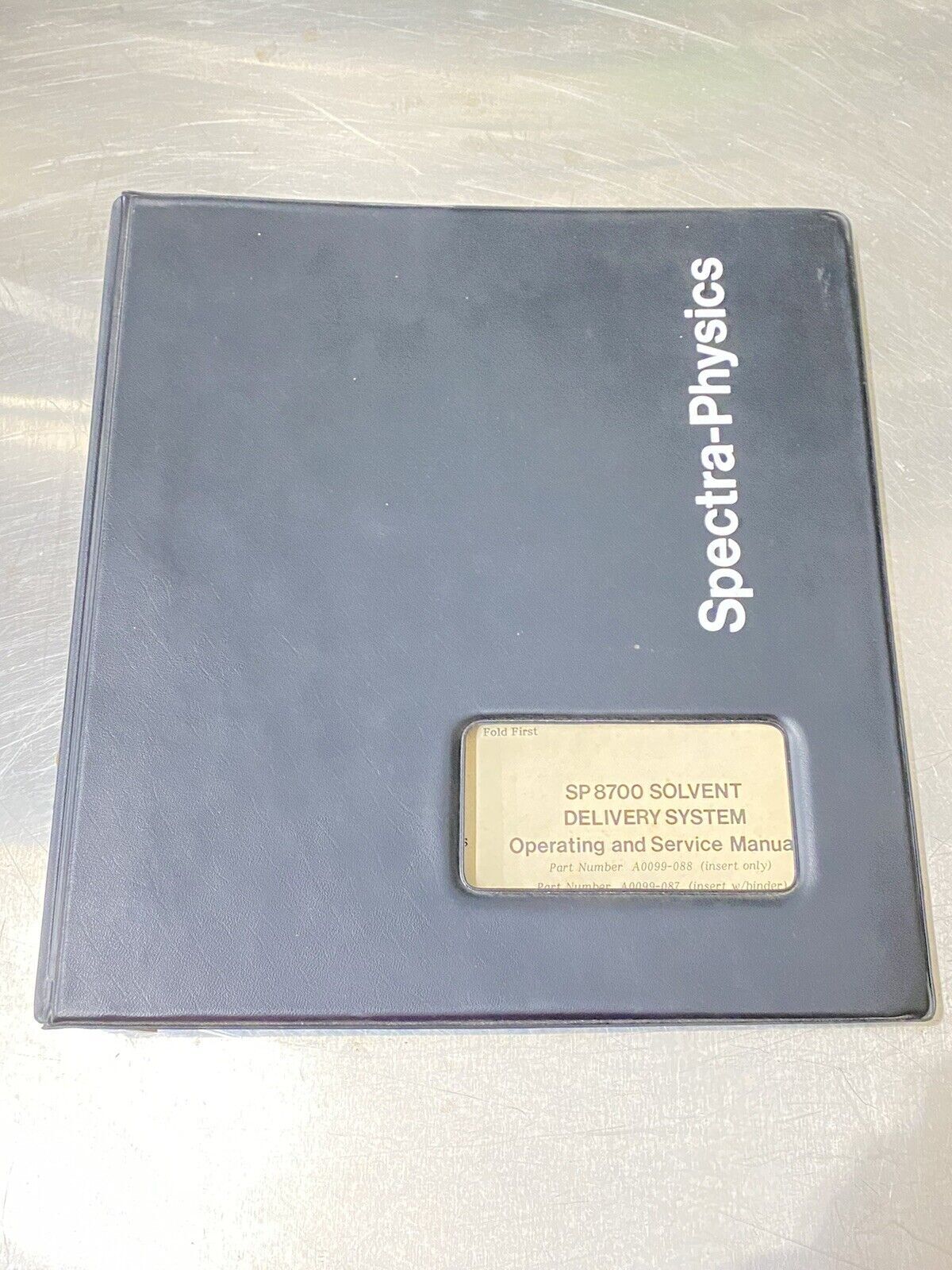 Spectra-Physics SP 8700 HPLC Solvent Delivery System - Users Guide / Manual