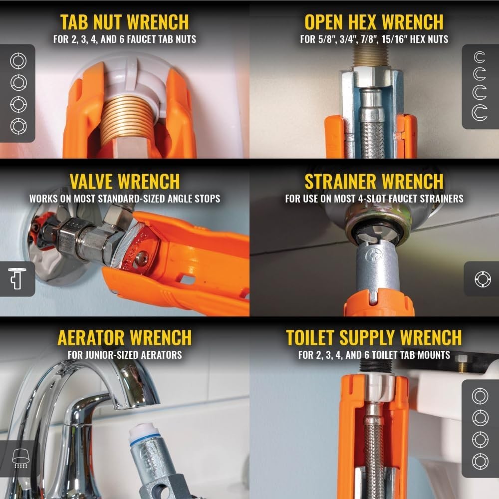 Klein Tools 12-in-1 Faucet Wrench Multi Tool - 68098