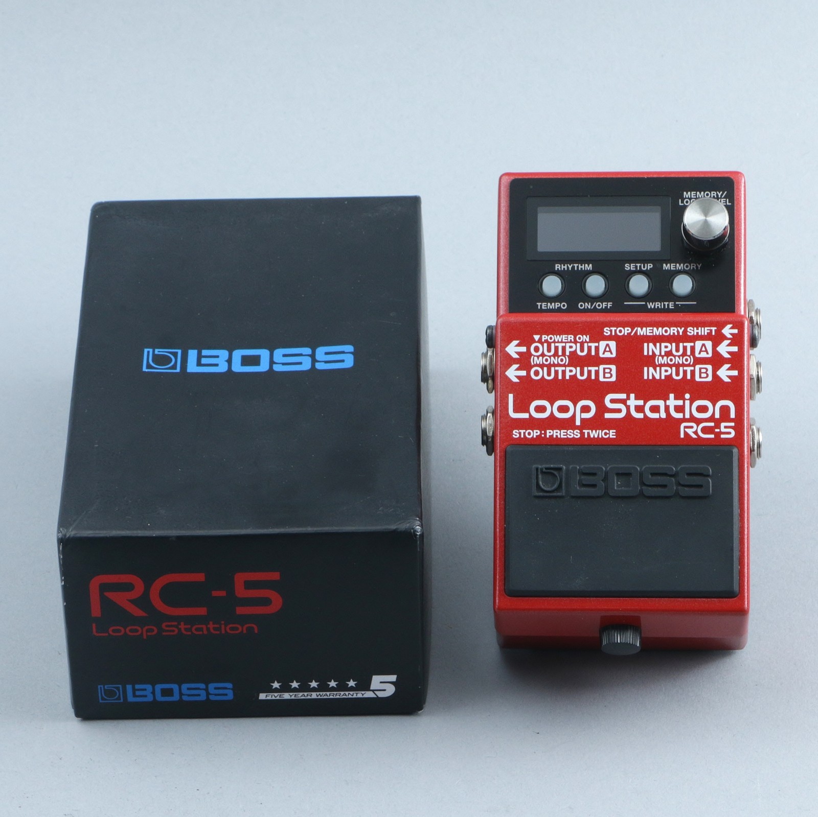 Boss RC-5 Loop Station Looper Guitar Effects Pedal P-30658