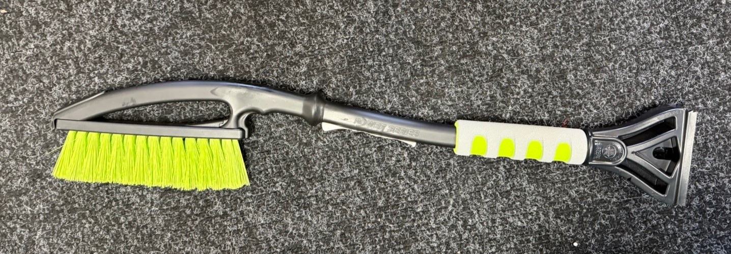 Hopkins 18520 Subzero Power Series Neon Green Snow Brush & Scraper