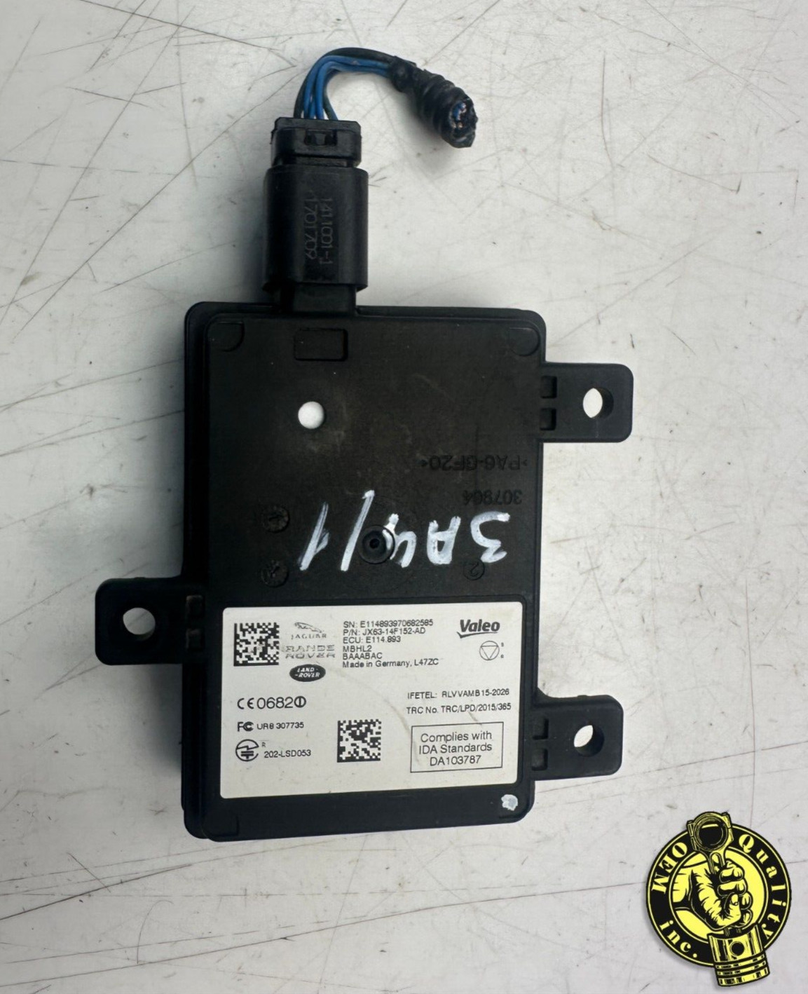 2017-2020 JAGUAR LAND ROVER  REAR BLIND SPOT SENSOR CONTROL MODULE JX6314F152AD