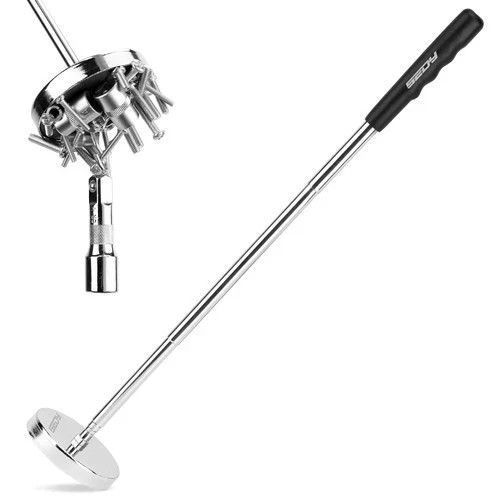 Telescoping Magnetic Sweeper Pickup Tool Strong Magnet Pick up Nails Screws and