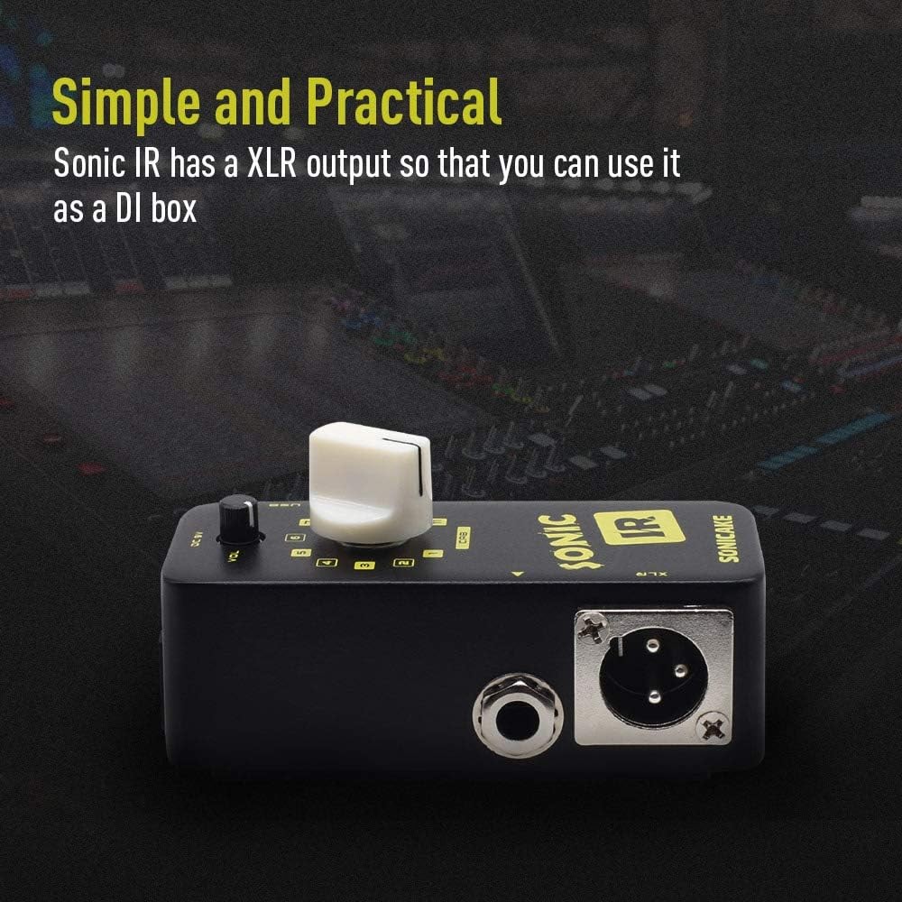 SONICAKE IR Pedal Speaker Cabinet Simulator Impulse Response Loader Guitar Bass