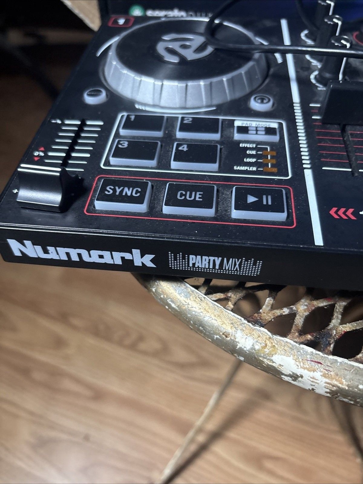 Numark Party Mix DJ Controller with Built in Light Show With Box
