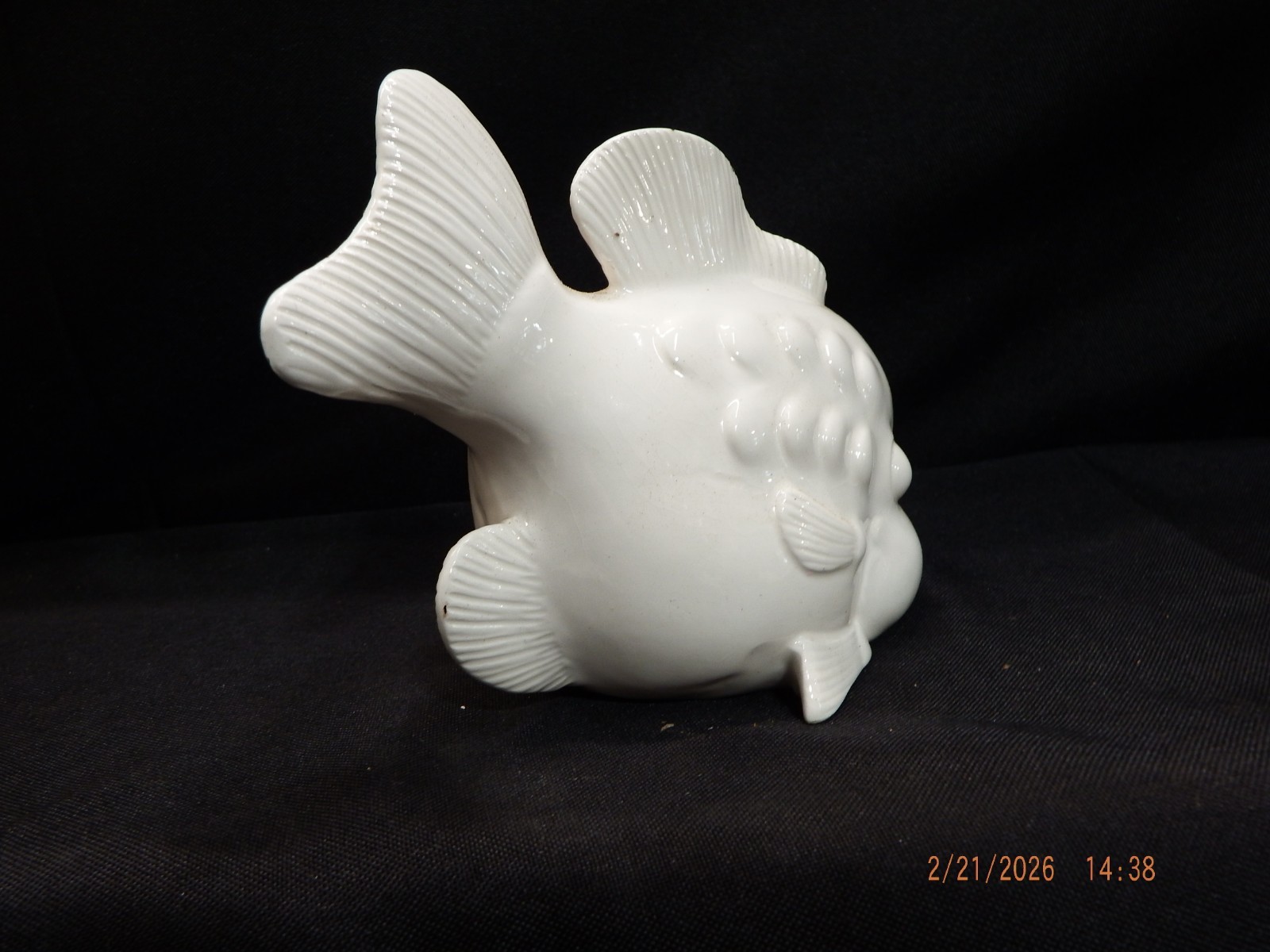 Vintage Ceramic Fish Wall Pocket/Sponge Holder-C338